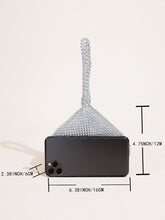 Rhinestone Triangle Evening Clutch